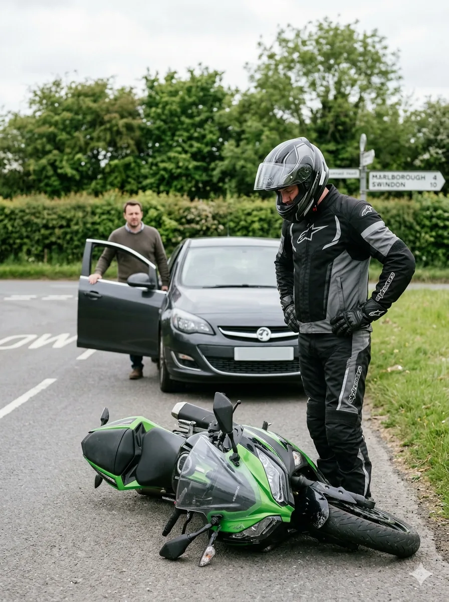Illustrative photo representing a SMIDSY scenario